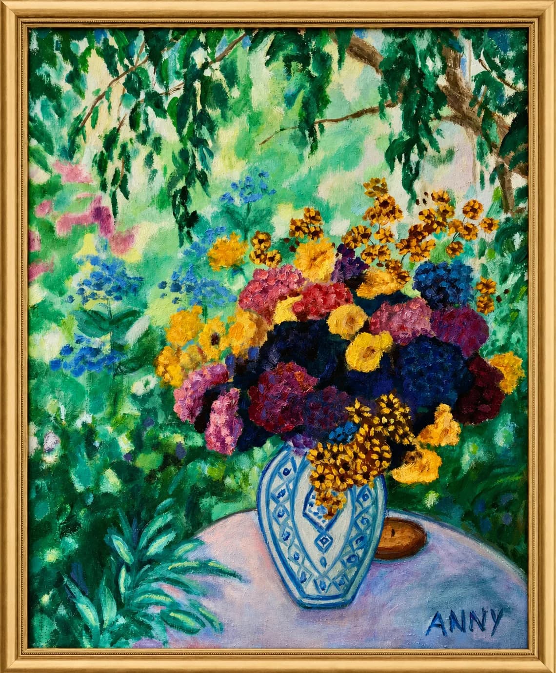 Ländlicher Blumenstrauß