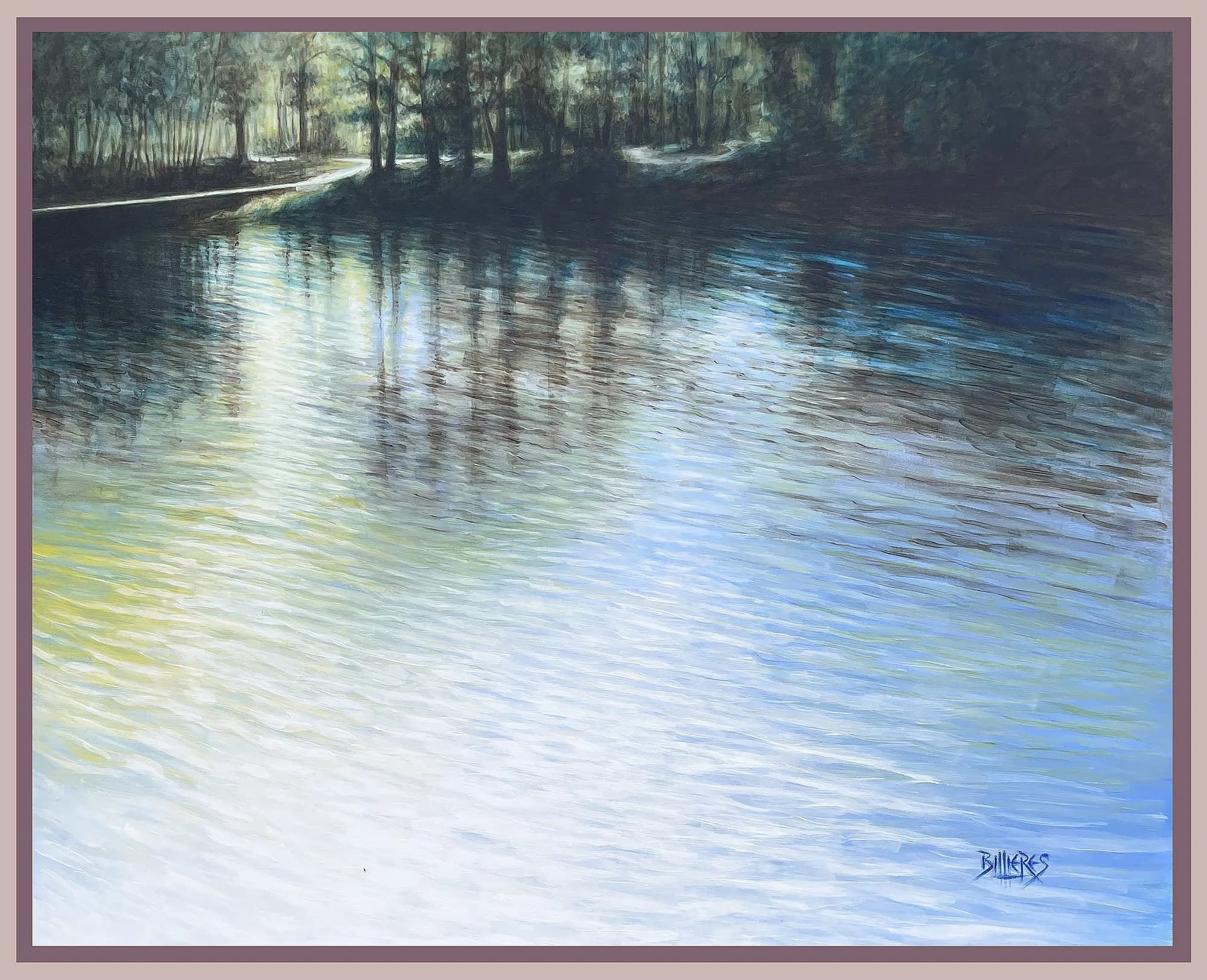 LES REFLETS DU SILENCE, Acryl, von Clément Billières