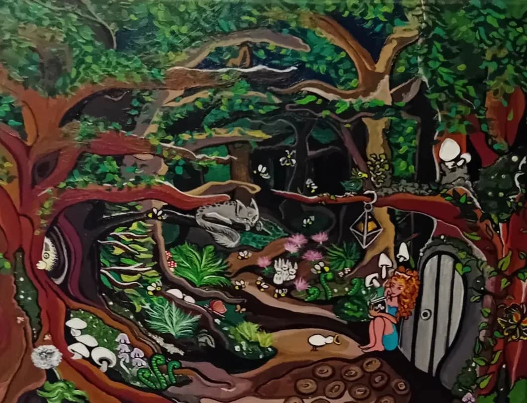 Forêt enchantée, par Perle Anne