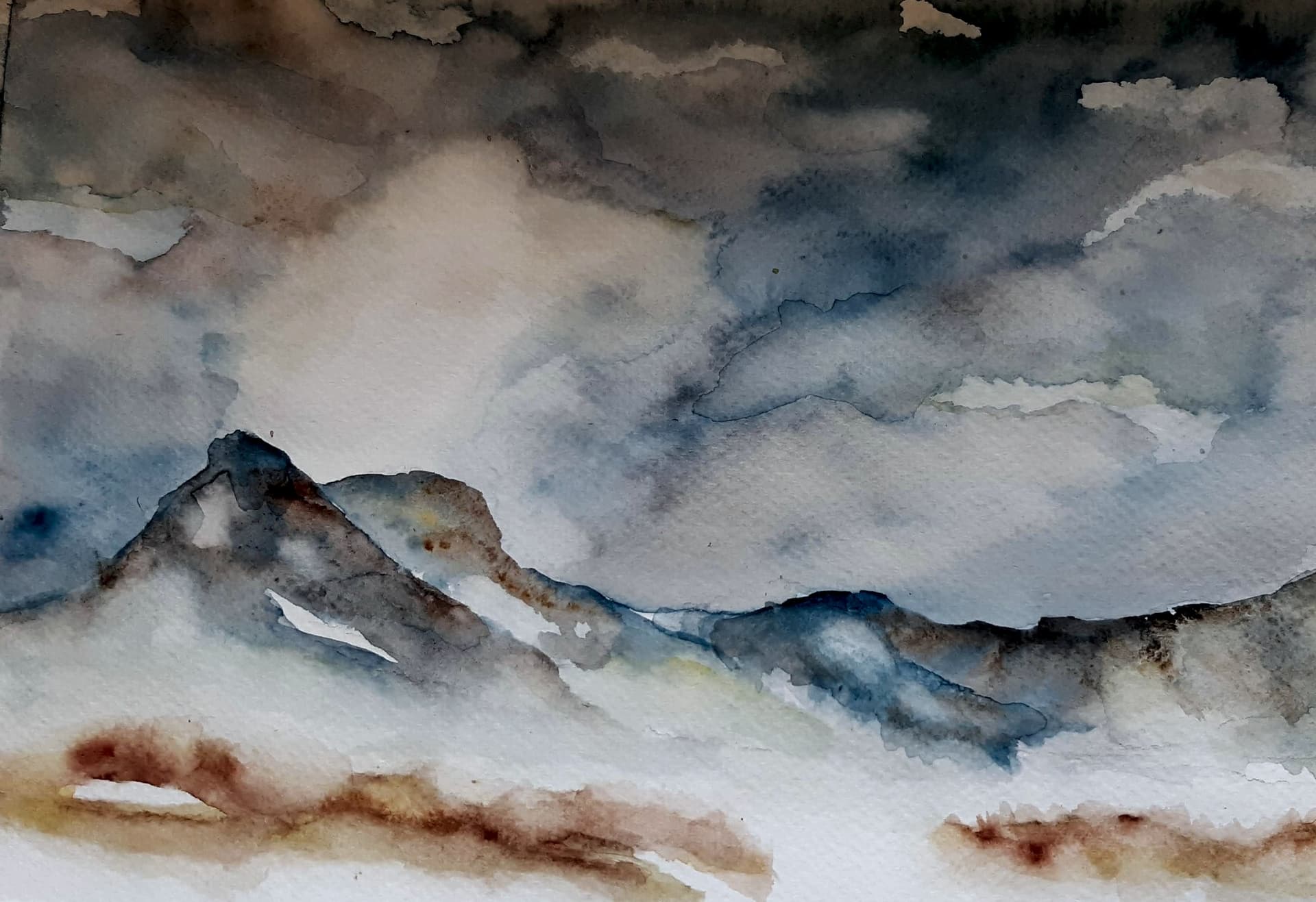 Harmonie, Aquarelle, par Marie-Noëlle Poli-Tirana