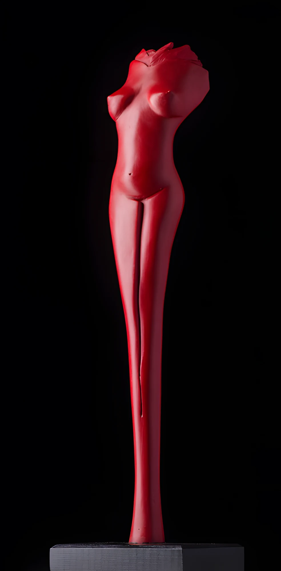 Delfe rouge, Résine, par Lila Roz