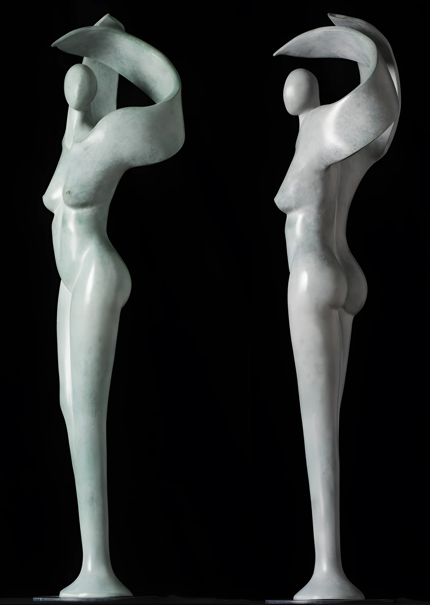 Ailée, Bronze, par Lila Roz