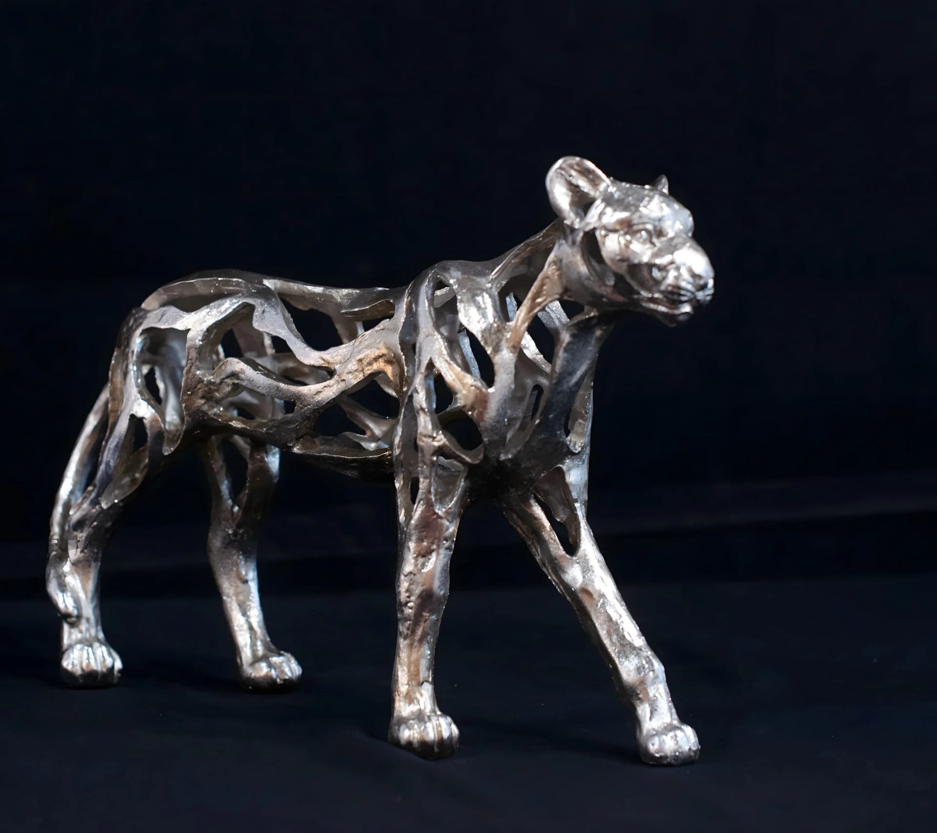 Panther - Silver Cage