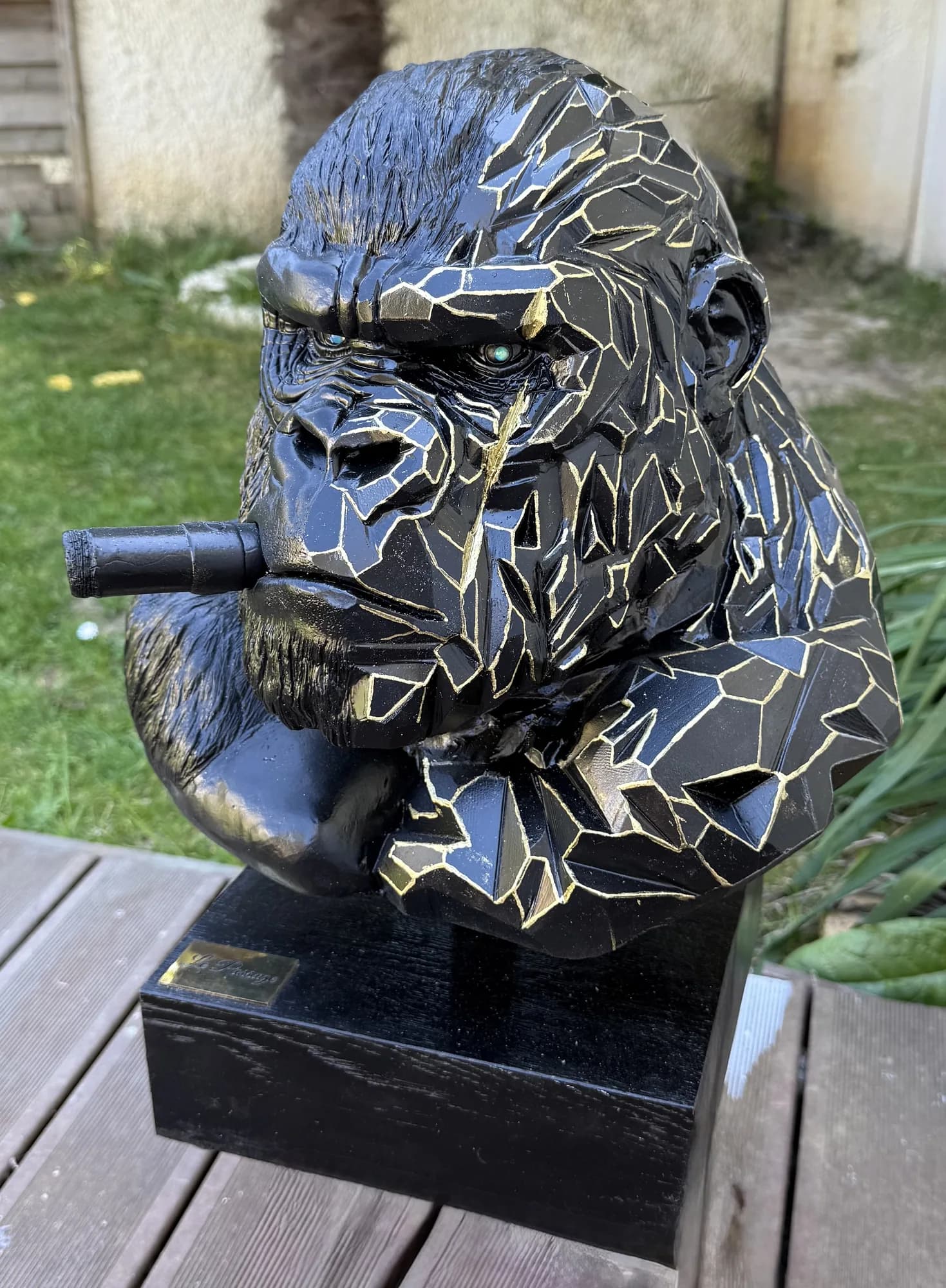 Le Gorille, Technique mixte, par Franck Doublier