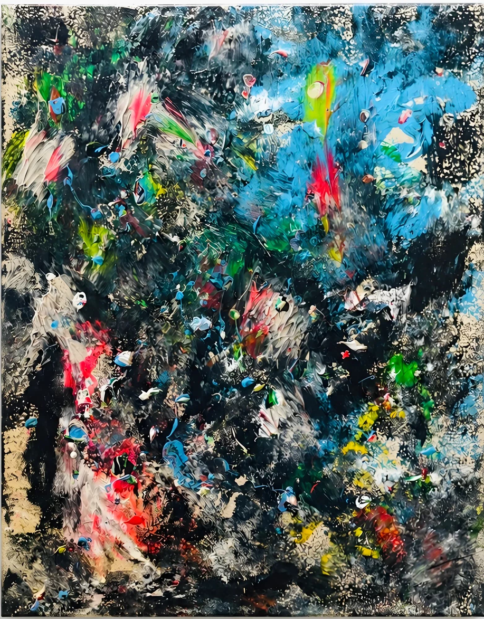 Psychédélique, Mischtechnik, von Claude Tassin