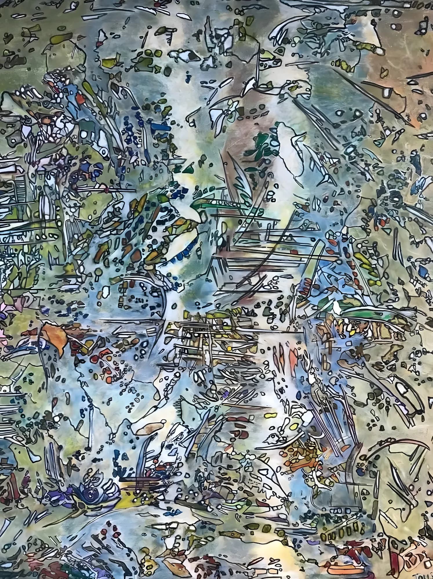 Asia, Acrylic, by TOUSSAINT