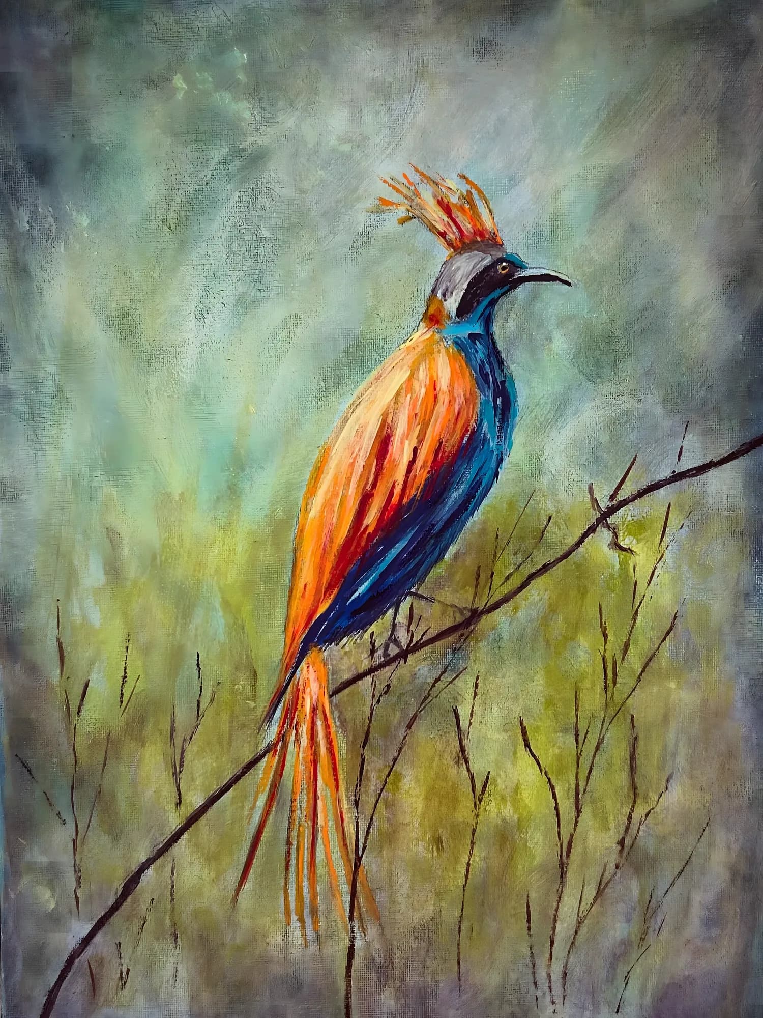 Le libertaire, Acryl, von Dominique Ferrante